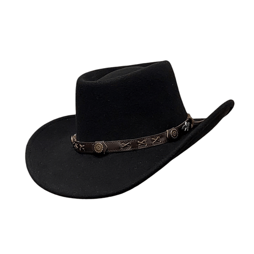 Gambler Western Felt Hat - Timeless Style, Shapeable Comfort. The Gambler combines premium 100% wool felt construction with classic western design, delivering a shapeable hat that adapts to your personal style while providing exceptional comfort and durability.