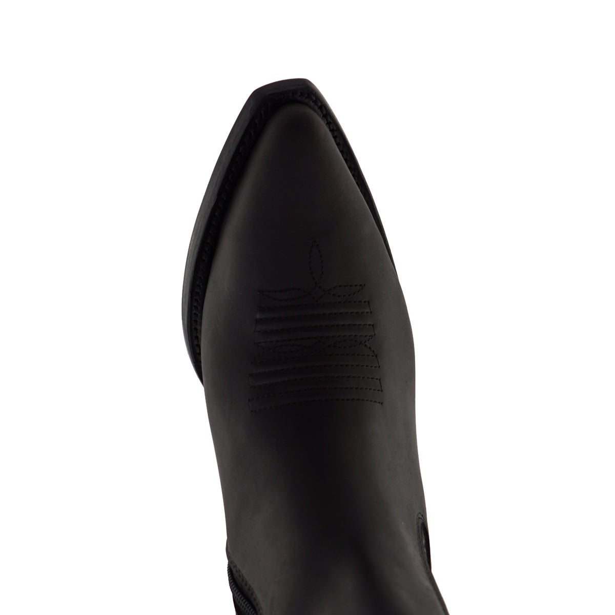 ZIPPERED WESTERN ANKLE BOOTS AUSTIN BROWN