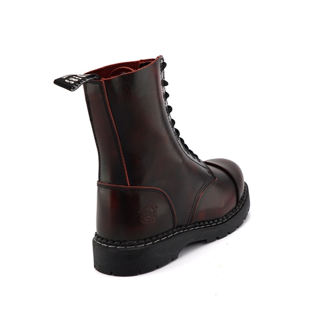 LACE UP BOOTS STAG ACS BURGUNDY