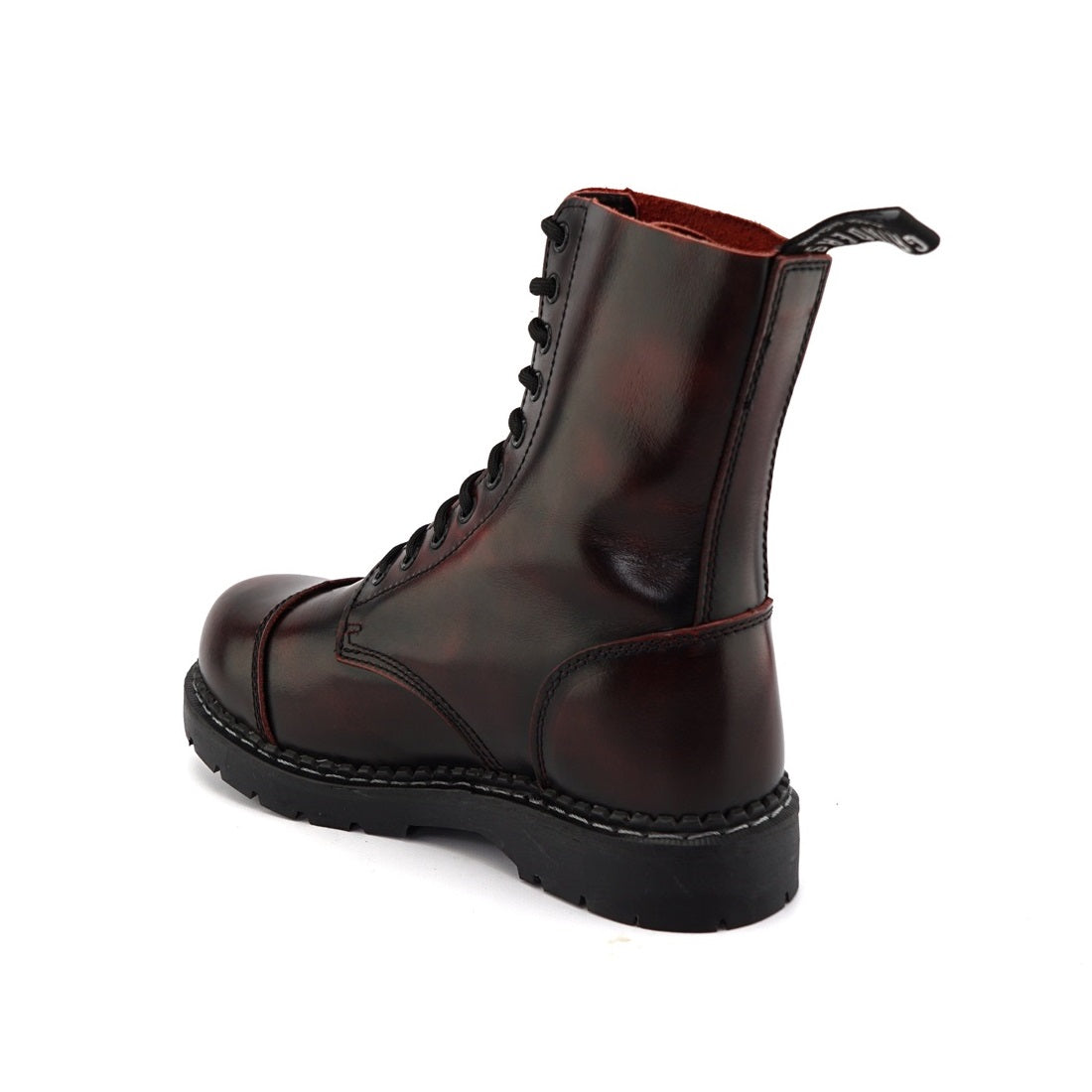 LACE UP BOOTS STAG ACS BURGUNDY