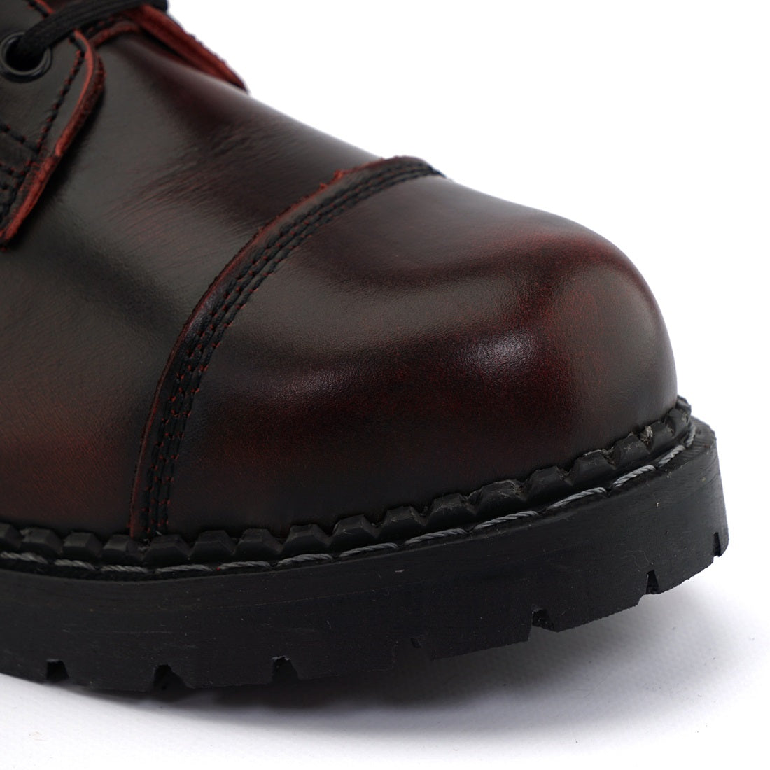 LACE UP BOOTS STAG ACS BURGUNDY