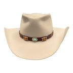 HATSON Desert Pearl – 4X Rabbit Fur Felt Cowboy Hat, Ivory