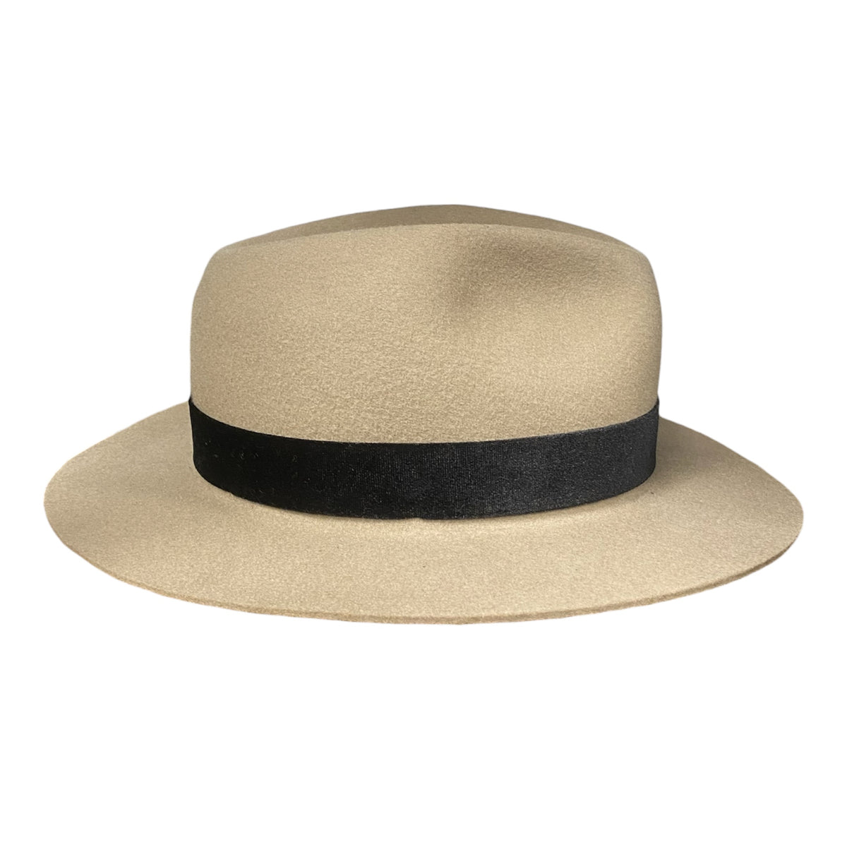 Hatson Fedora – Merino Wool Felt with Black Velour Hatband
