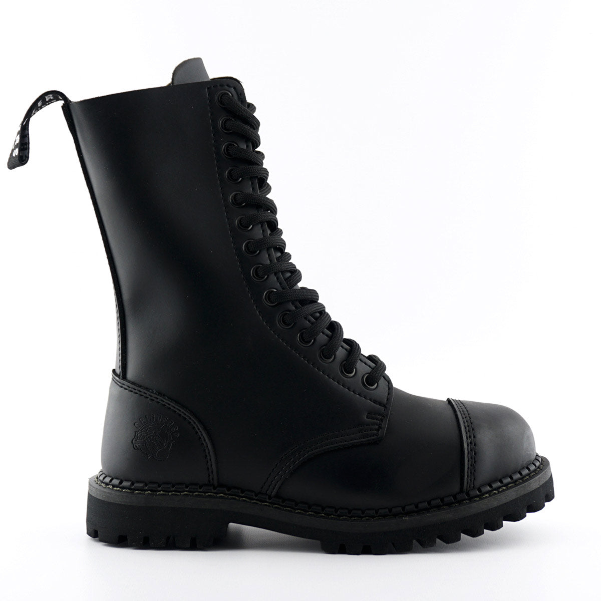 Herald CS Combat Boots - 14-Eyelet Goodyear Welted Chunky Derby Boots for Men & Women