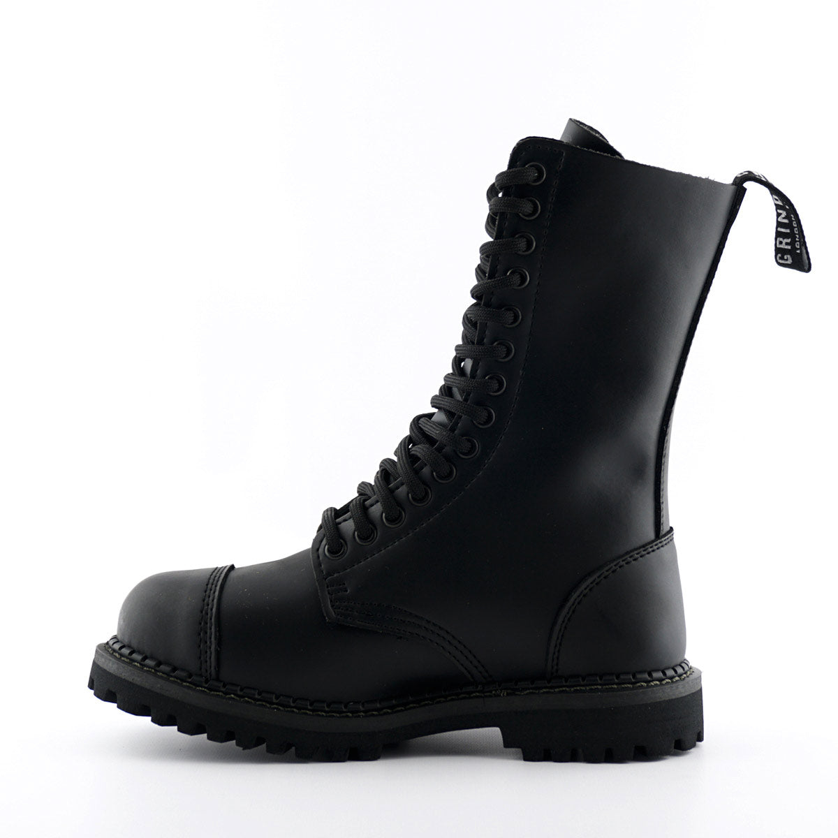 Herald CS Combat Boots - 14-Eyelet Goodyear Welted Chunky Derby Boots for Men & Women