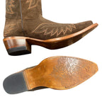 High Brown Suede Women's Western Boots – The Bird