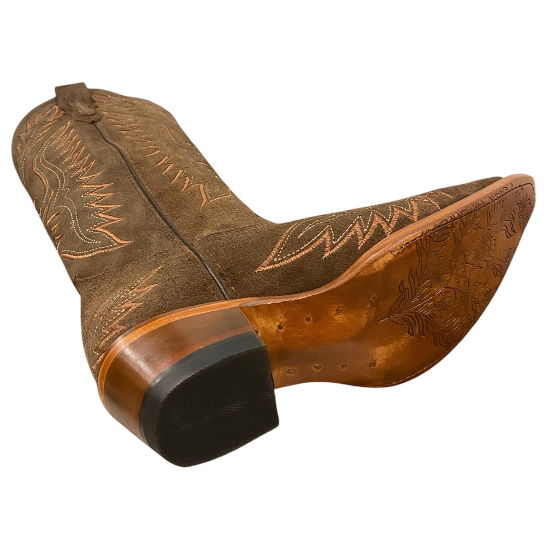 High Brown Suede Women's Western Boots – The Bird