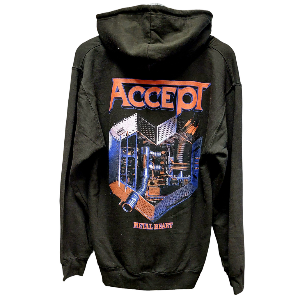 Hoodie Accept Metal Heart