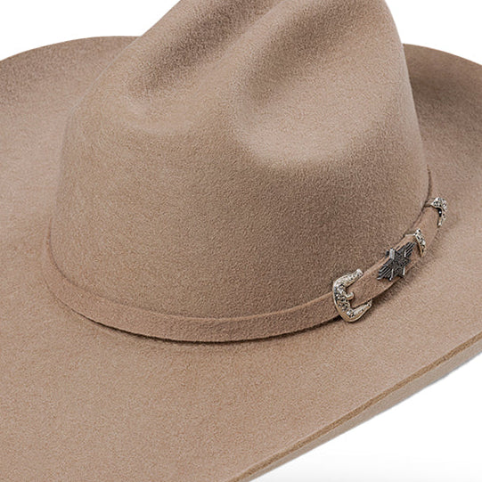 Western felt hat Houston sand