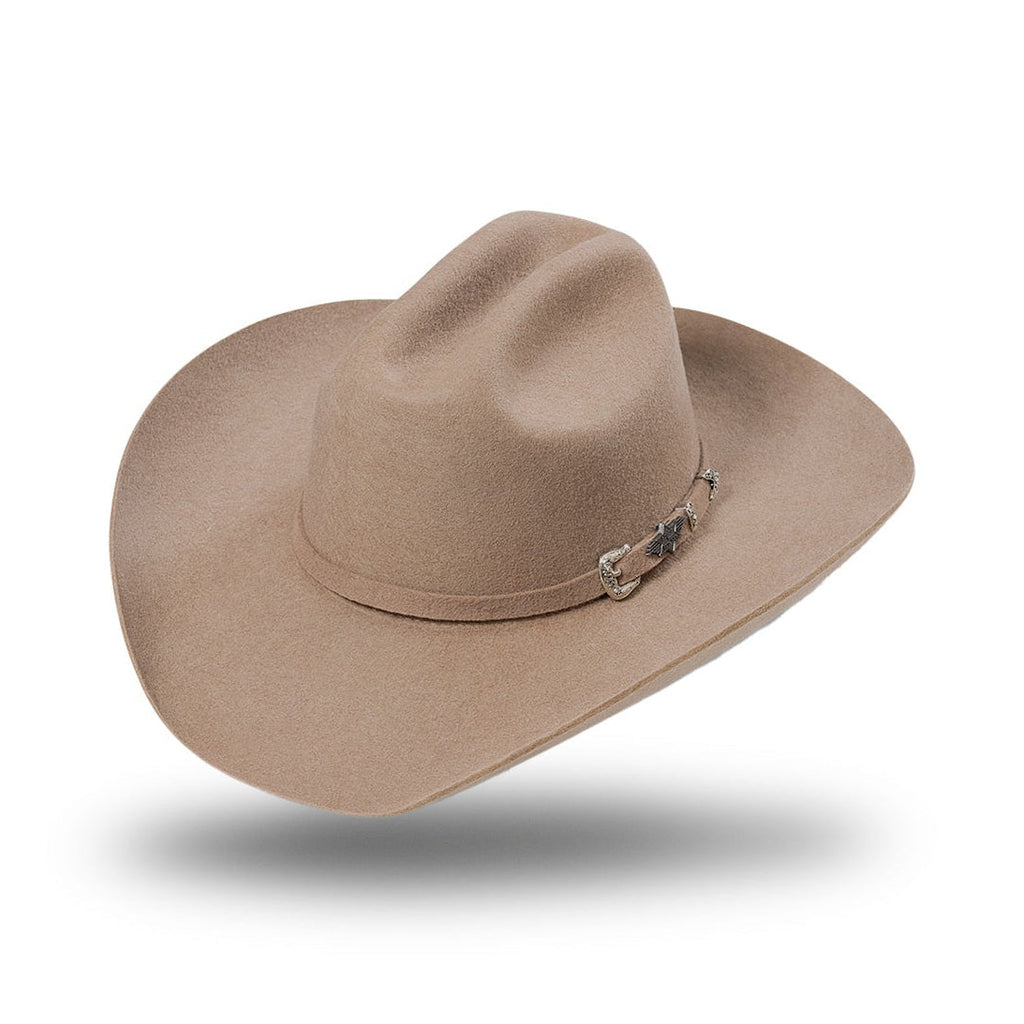Western felt hat Houston sand
