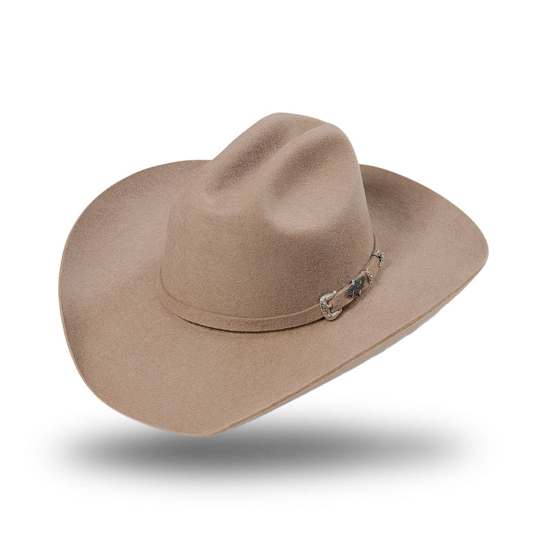 Western felt hat Houston sand