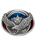 Huge Eagle Belt Buckle - Western Enamel Zinc Alloy Buckle 9x6cm