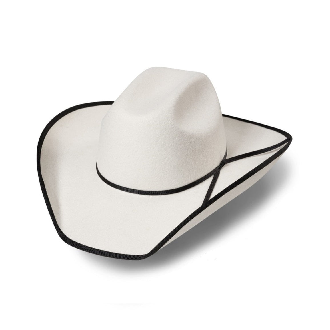Iowa Silverbelly Premium Wool Felt Western Hat - Rhinestone Buckle Cowboy Hat
