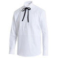 Joseph Old West Western Shirt White - Loose Fit with Bow Tie