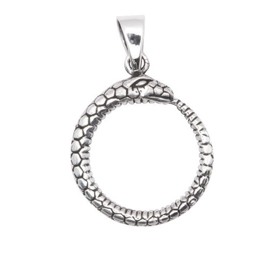 SILVER PENDANT OUROBORUS