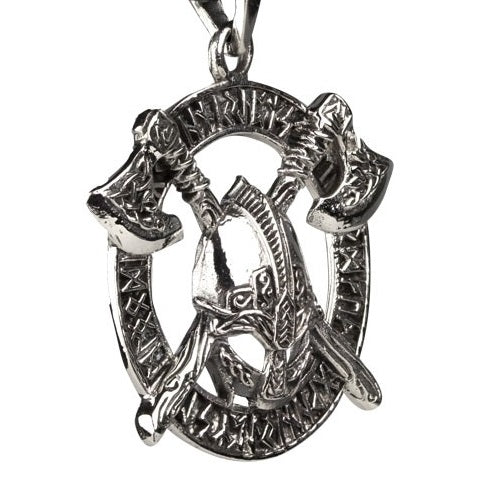 STERLING SILVER PENDANT VIKING AMULET