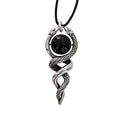 Silver PENDANT CRYSTAL SNAKE