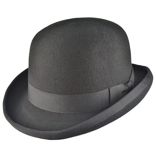 Klassikaline Ümar Bowler Kaabu must