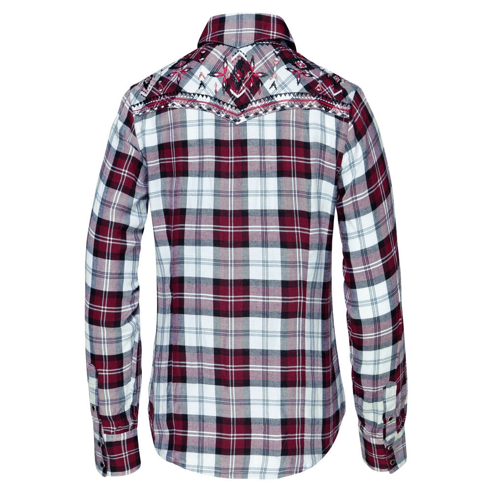LADIES CHECKED BLOUSE PASADENA