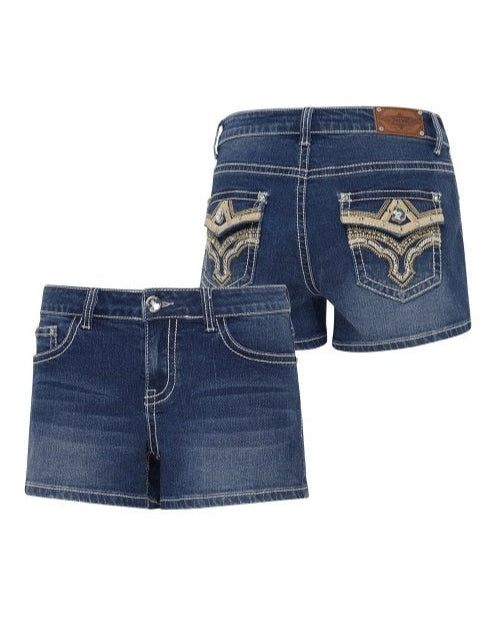 LADIES JEANS SHORTS DIAMOND