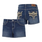 LADIES JEANS SHORTS DIAMOND