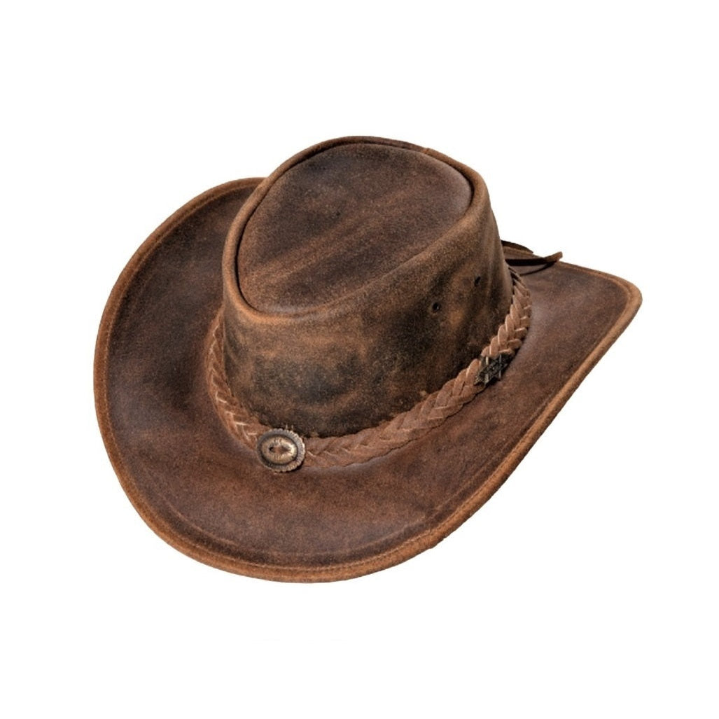 LEATHER HAT CRAZY HORSE