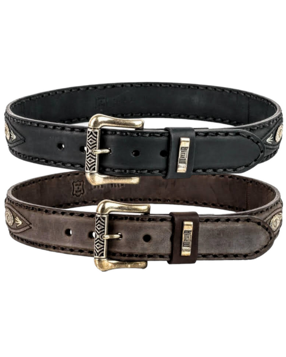 LEATHER WESTERN BELT