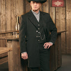 Long Western Blazer Wyatt - Premium Formal Coat for Men
