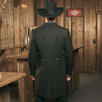 Long Western Blazer Wyatt - Premium Formal Coat for Men