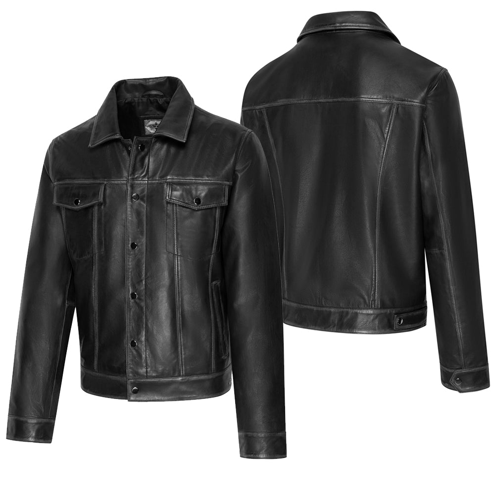 MEN'S LEATHER JACKET CEDRIC