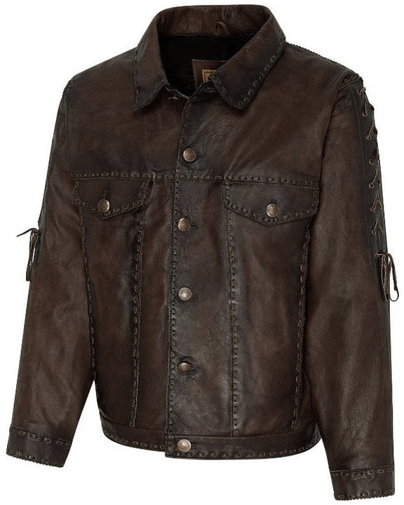 MEN'S LEATHER JACKET ROWDY