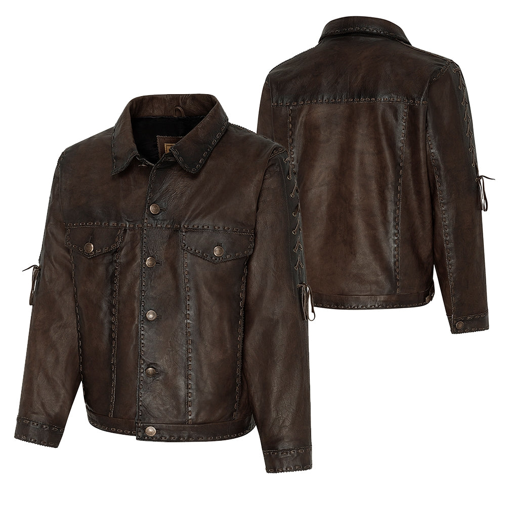 MEN'S LEATHER JACKET ROWDY