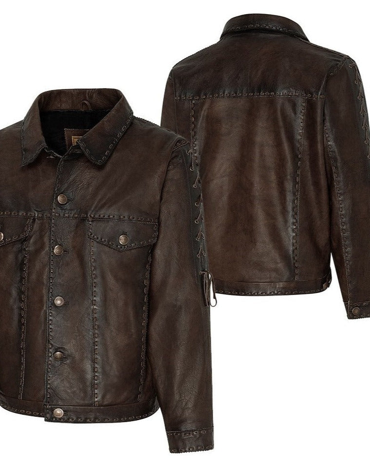 MEN'S LEATHER JACKET ROWDY