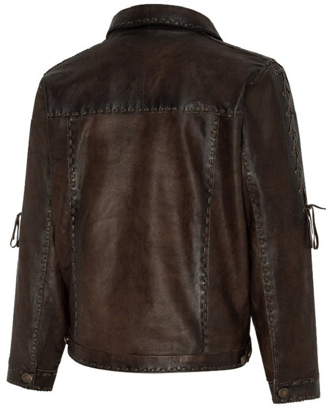 MEN'S LEATHER JACKET ROWDY