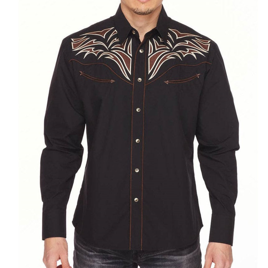 MEN'S WESTERN EMBROIDERY SHIRT RODEO