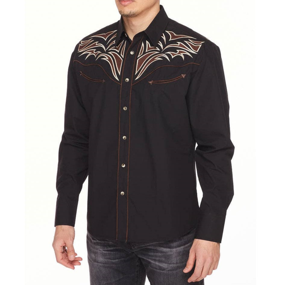 MEN'S WESTERN EMBROIDERY SHIRT RODEO