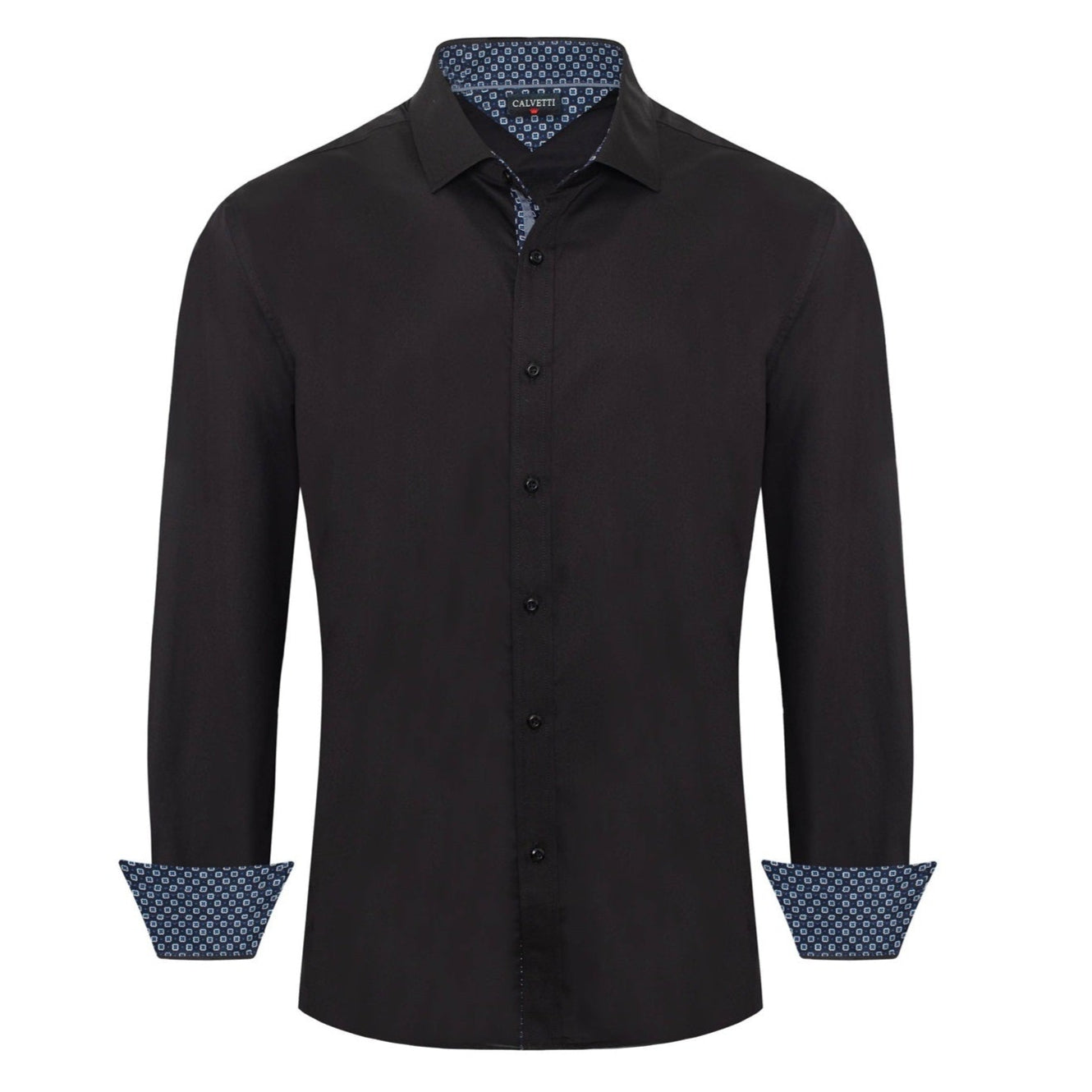 MEN'S WRINKLE FREE BLACK SHIRT