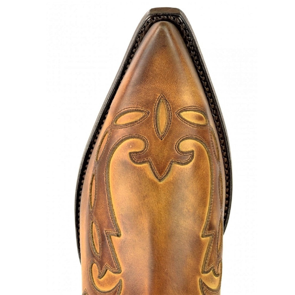 Men's Austin 1931 Cowboy Ankle Boots - Handcrafted Vintage Cowhide Goodyear Welt Boots