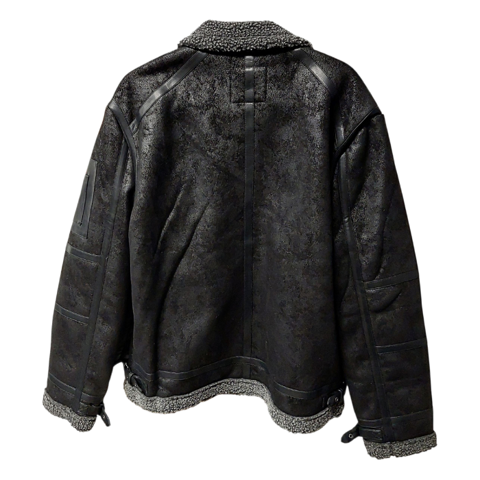 Men's Faux Leather Jacket - Sherpa Lined Western Jacket