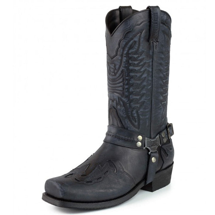 Men's Indian 2471 Cowboy Boots - Handcrafted Vintage Cowhide Goodyear Welt Western Boots