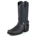 Men's Indian 2471 Cowboy Boots - Handcrafted Vintage Cowhide Goodyear Welt Western Boots