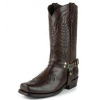 Men's Indian 2471 Cowboy Boots - Handcrafted Vintage Cowhide Goodyear Welt Western Boots