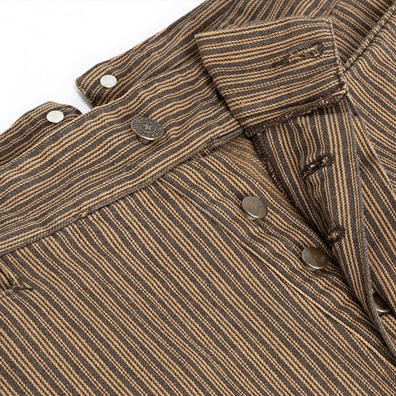 Men's Old Western Style Pants Frankie - Authentic Suspender Trousers