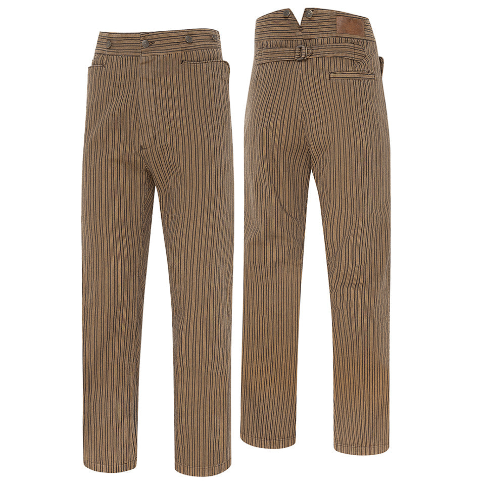 Men's Old Western Style Pants Frankie - Authentic Suspender Trousers