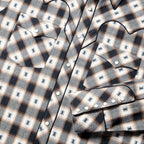 Men's Plaid Western Shirt Gus with Woven Details - Country Cowboy shirt
