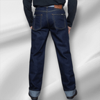 Men's Relaxed Fit Denim Jeans Greasers Gold - 50s Rockabilly Jeans with Comb