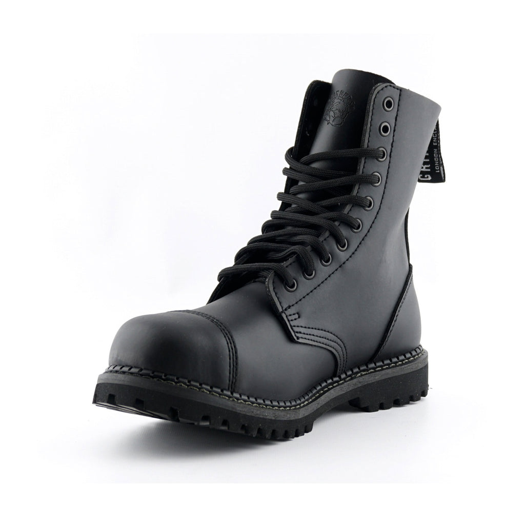 Men's Stag CS Safety Steel Toe Cap Boots Black - Premium Rock Boots