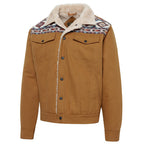 Men's Western Canvas Jacket Carson - Sherpa Lined Cowboy Jacket