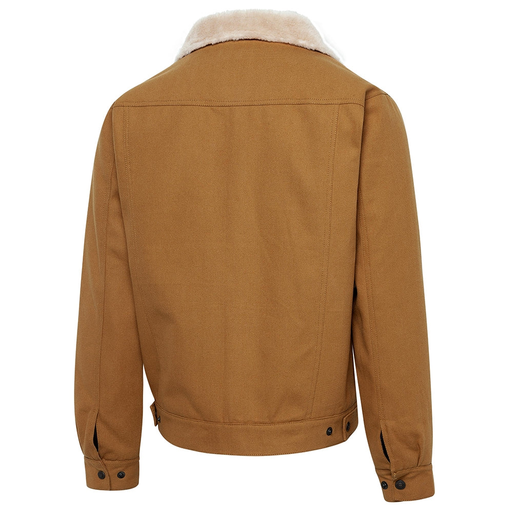 Men's Western Canvas Jacket Carson - Sherpa Lined Cowboy Jacket