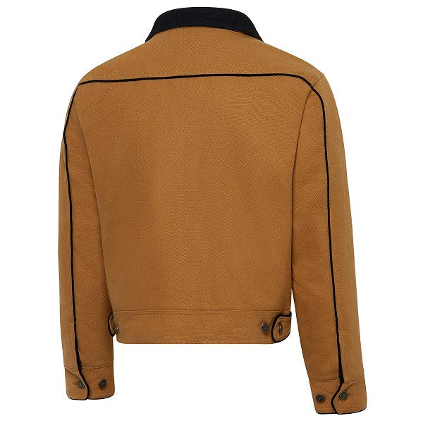 Men's Western Canvas Jacket Range Rider Corn - Quilted Cowboy Jacket